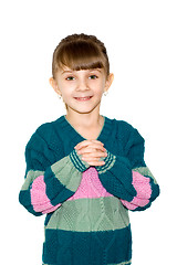 Image showing The smiling girl