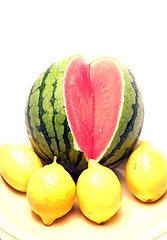Image showing personal size watermelon