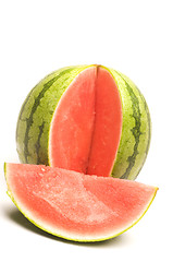 Image showing personal size seedless watermelon