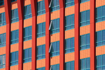 Image showing modern  building with many glass windows