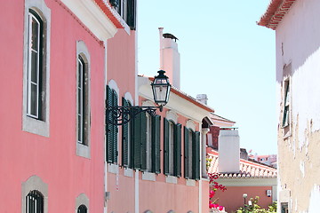 Image showing Traditional stone houses in the Cascais, Portugal