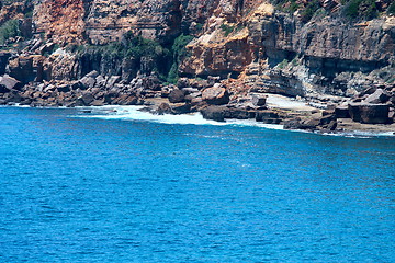 Image showing Rocky coast