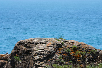 Image showing Sea landscape with stones