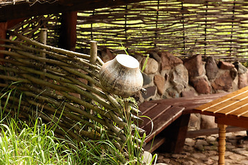 Image showing Braided arbor in the ethnic style