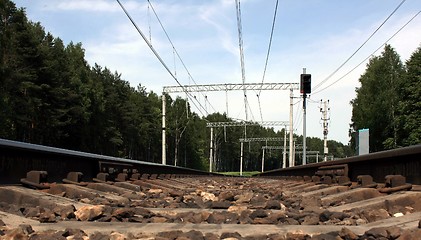 Image showing Waiting for a train