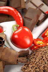 Image showing Chillies And Chocolate