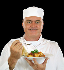 Image showing Eating Chef