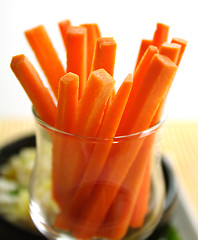 Image showing Julienne Carrots