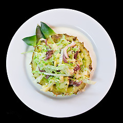 Image showing Salad with pineapple