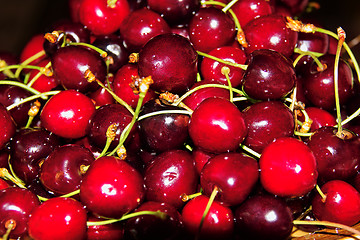 Image showing A lot of cherrys