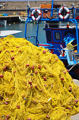 Image showing Fishing nets