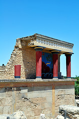 Image showing Archaeological site of Knossos. Minoan Palace. Crete.