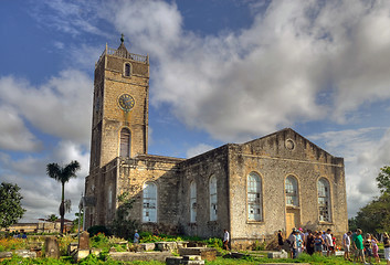 Image showing Church and Cemetry