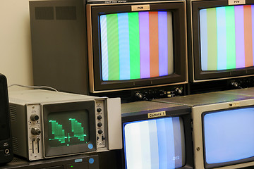 Image showing TV Studio monitors