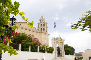 Image showing byzantinne church greek islands paros