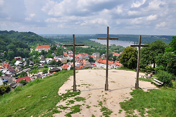 Image showing Three Crosses Hill