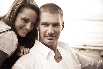 Image showing Happy caucasian couple