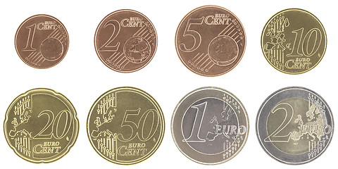 Image showing Uncirculated euro coins set with new map