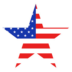 Image showing USA Star