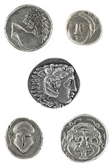 Image showing Ancient Greek Coins