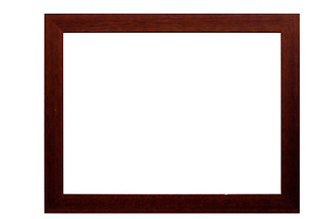 Image showing Wooden picture frame