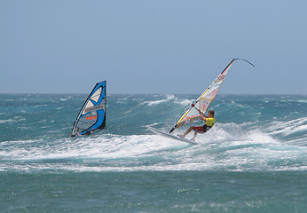 Image showing Windsurfer Leo Ray  in Competition PWA Tour 2009 Costa Teguise W