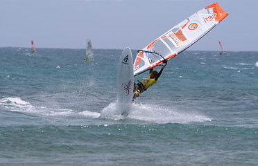 Image showing Windsurfer Estredo Jose in Competition PWATour 2009, Costa Tegui