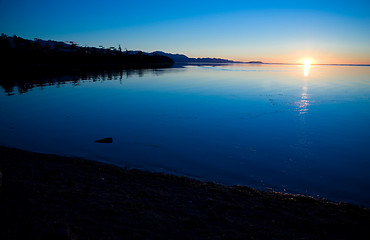 Image showing Pacific Northwest Sunset