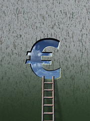 Image showing euro ladder