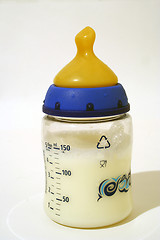 Image showing Baby bottle with milk