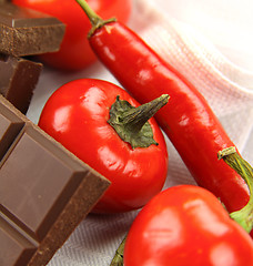 Image showing Chillies And Chocolate