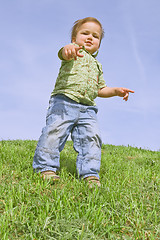 Image showing Boy poking at you