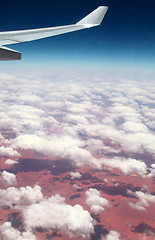 Image showing Red African ground from air