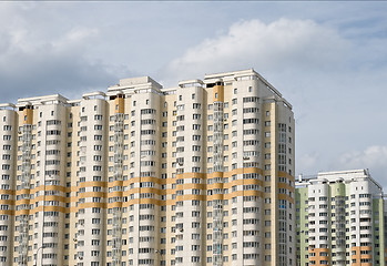 Image showing Multistory houses