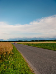 Image showing Scenic countryside road