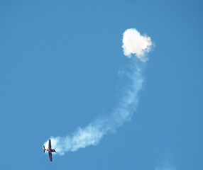 Image showing Airplane during airshow