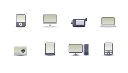 Image showing digital media devices