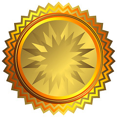 Image showing Golden medal