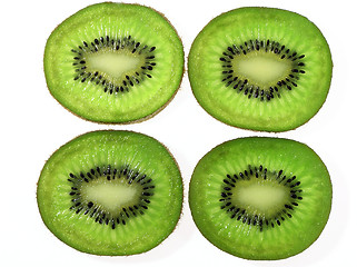 Image showing Slice of kiwi