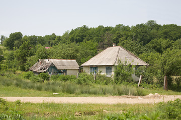 Image showing Small house in village