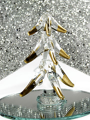 Image showing Glass Christmas tree