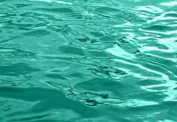 Image showing Green waves