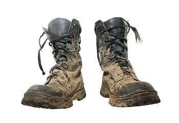 Image showing Dirty boots