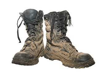 Image showing Dirty boots