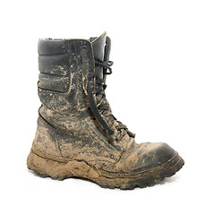 Image showing Dirty boot