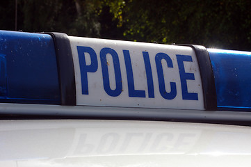 Image showing Police Car Sign 01