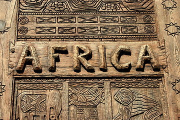 Image showing Africa Sign