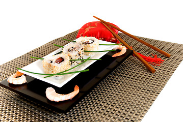 Image showing Sushi, sashimi