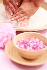 Image showing relaxing bath