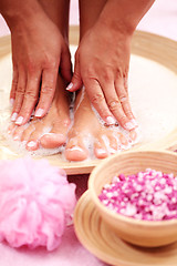 Image showing relaxing bath